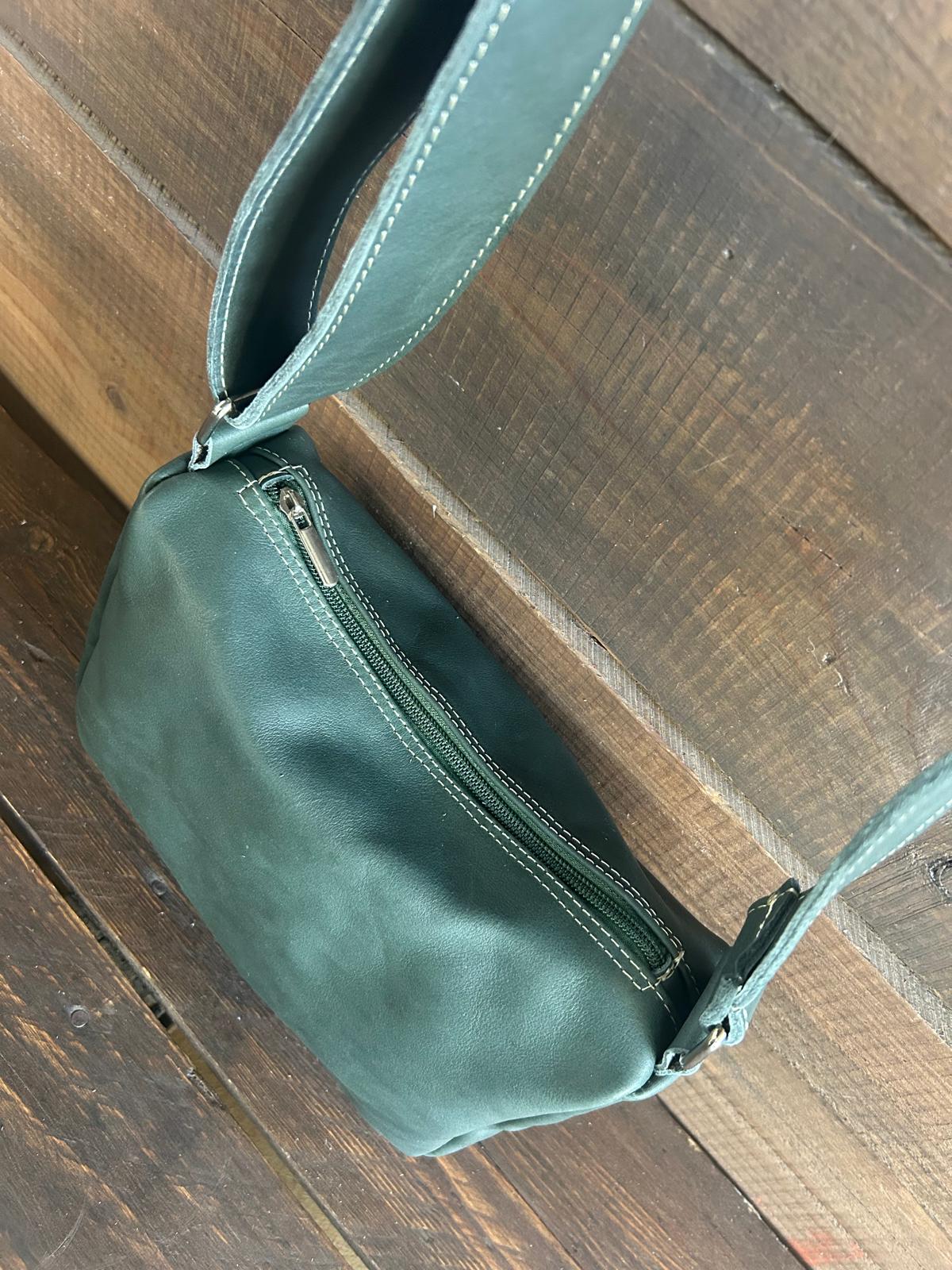 Carlotta - la nostra tracolla mezza luna - col. Dark Teal