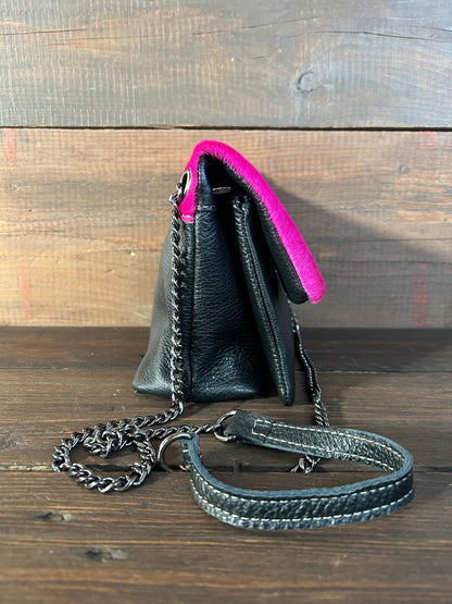 Little Rock col. Nero / Fuchsia