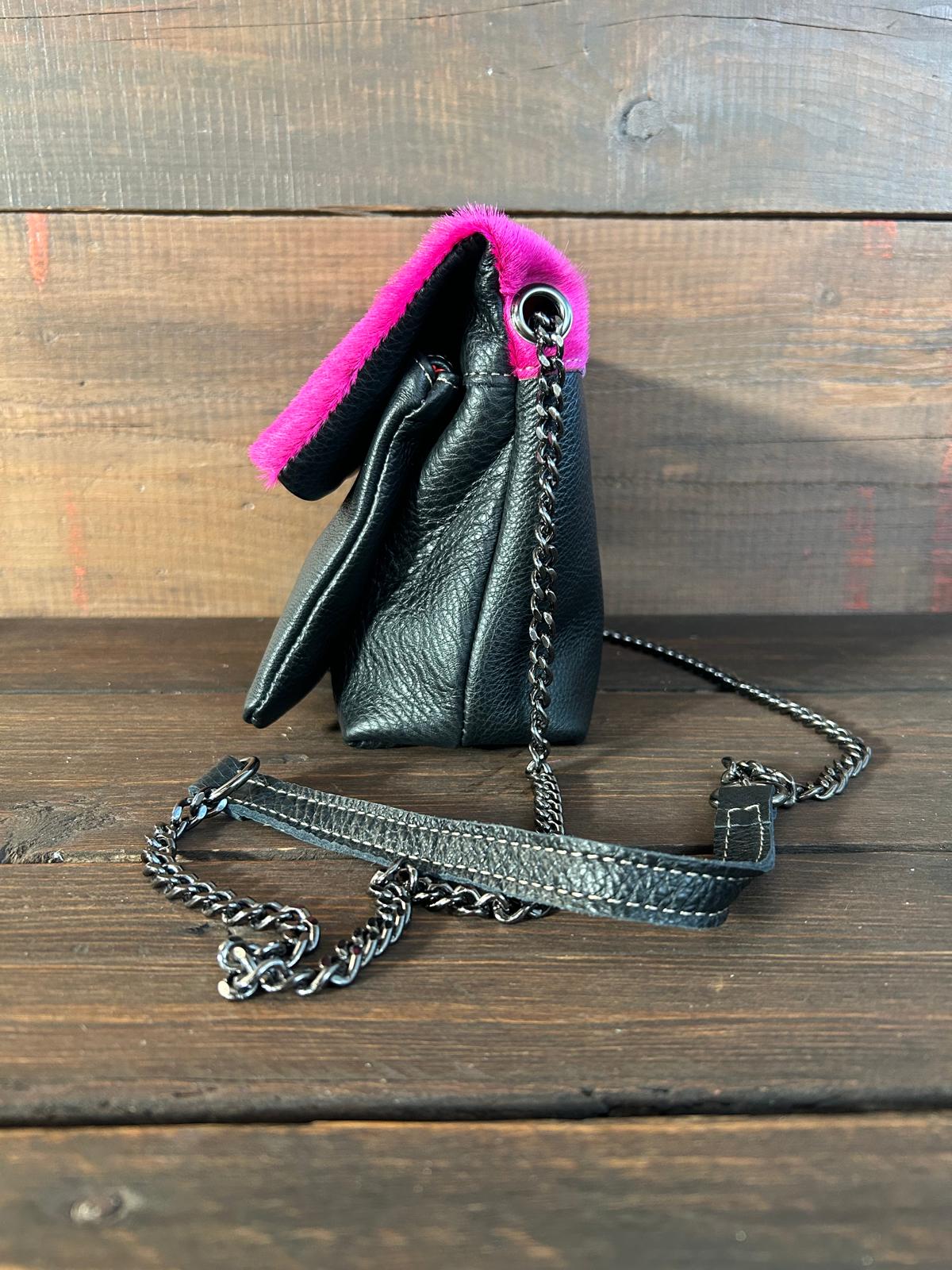 Little Rock col. Nero / Fuchsia