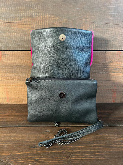 Little Rock col. Nero / Fuchsia