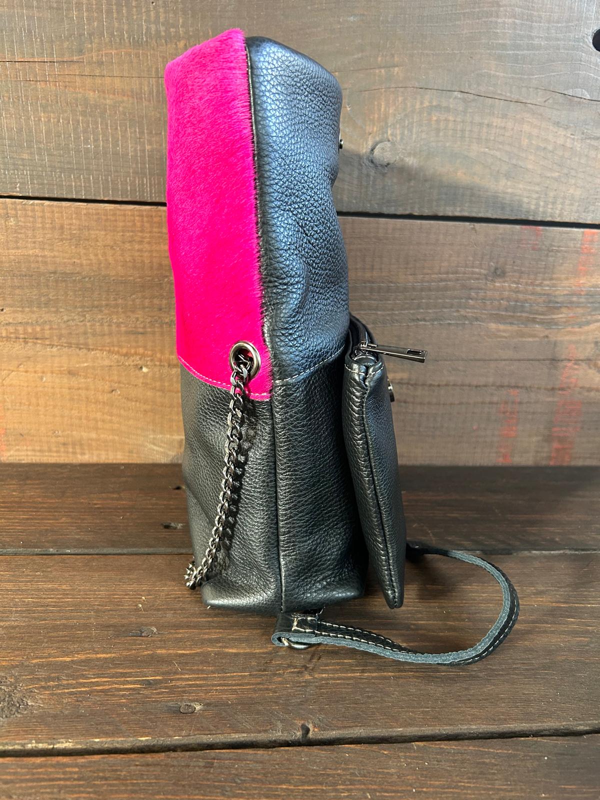 Little Rock col. Nero / Fuchsia
