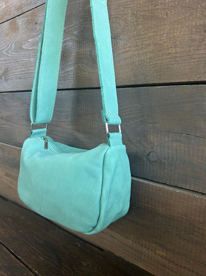 Carlotta - la nostra tracolla mezza luna - col. Turquoise