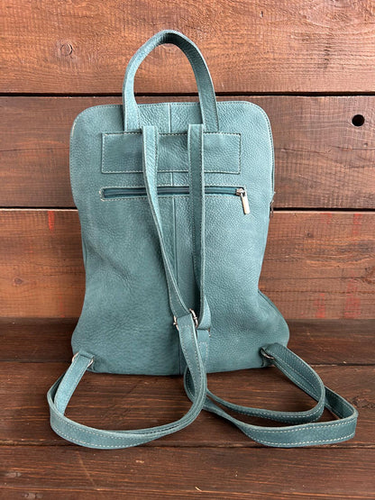 Lo zaino  CHARLIE  col. Verde Nabuck